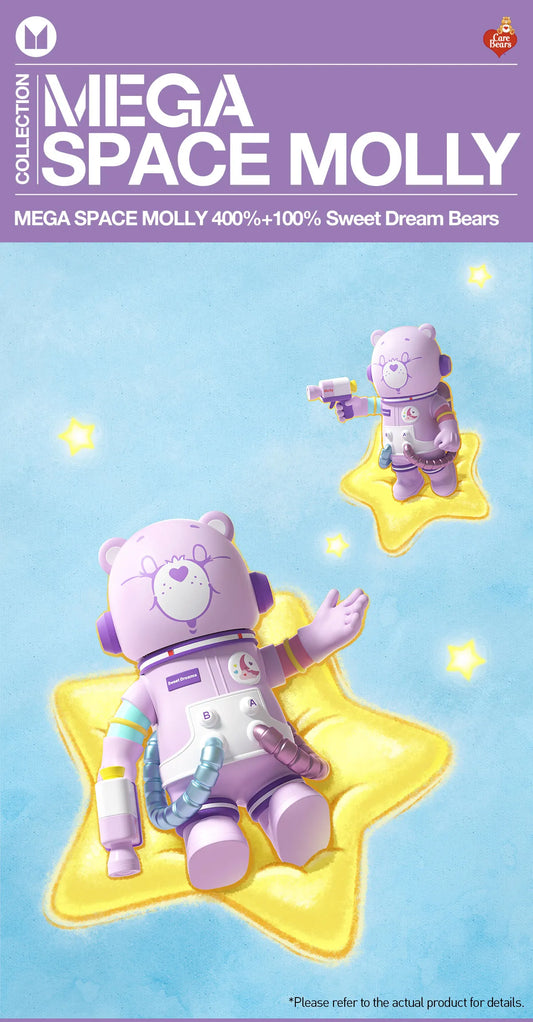 (Authentic) MEGA SPACE MOLLY 400% Sweet Dream Bears