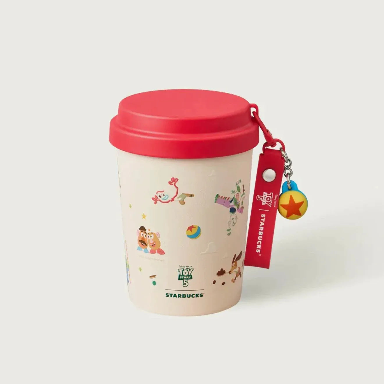 Starbucks Korea 2026 x Toy Story co-brand series red lid table cup 237ml
