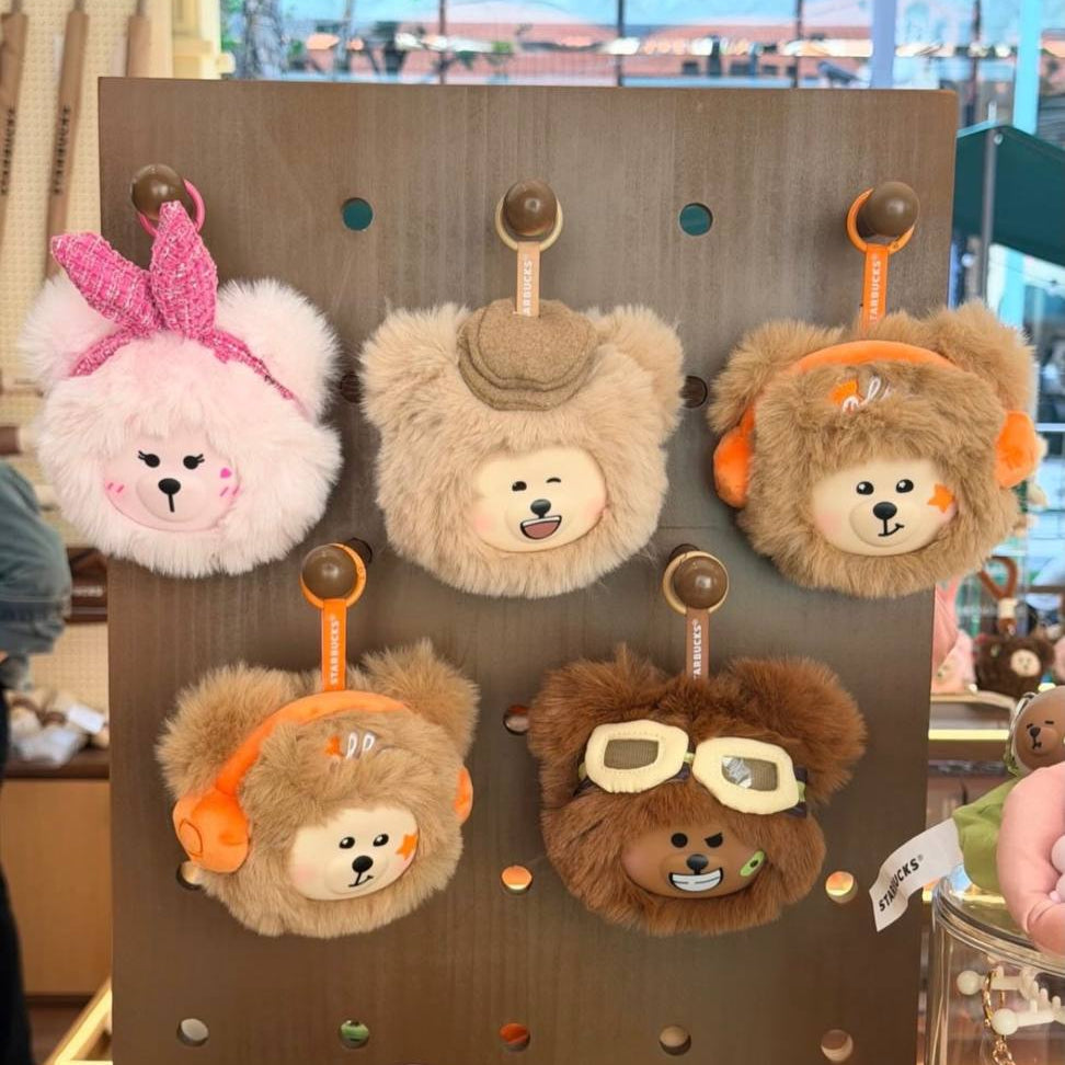 Starbucks Shanghai 2026 New Character Series Vinyl Bearista Storage Bag-Blind Box Random One