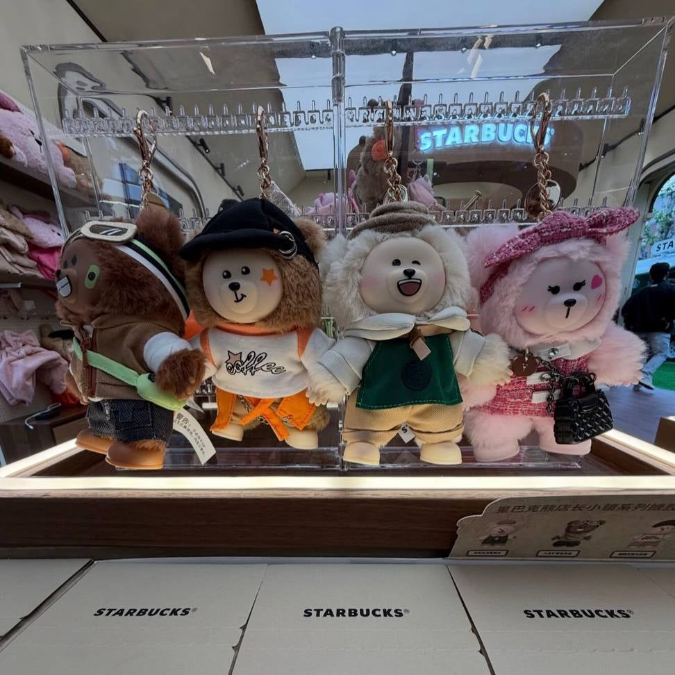Starbucks Shanghai 2026 New Character Series Vinyl Bearista Pendant-Blind Box Random One