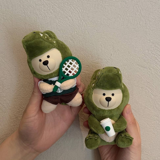 Starbucks China 2026 X LACOSTE co-brand BEAR BEARISTAS pendant
