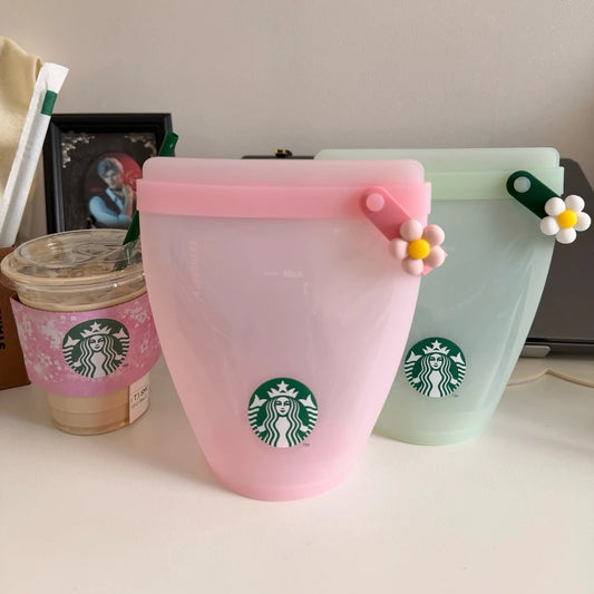 Starbucks Korea 2026 Silicone Bag for Fruits, Cosmetics, and Drinks