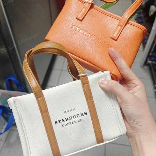 Starbucks Canvas Mini Tote Bags Limited Edition