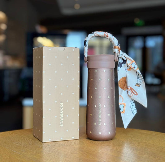 [Pre-order] Starbucks Polka Dot Wonderland Brown Tumbler