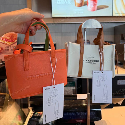 Starbucks Canvas Mini Tote Bags Limited Edition