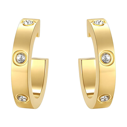 Circle D Earring