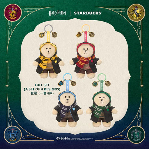 BEARISTA BEAR HARRY POTTER HOUSE MINI PLUSH SET