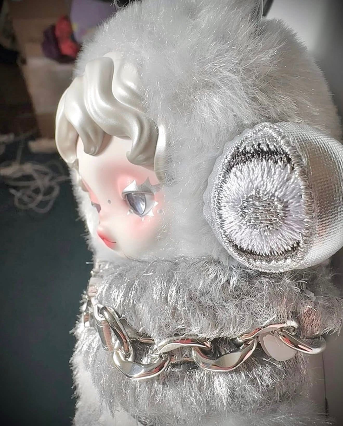 (PRE-ORDER) SKULLPANDA x XGALX Plush Doll Pendant - JAPAN EXCLUSIVE