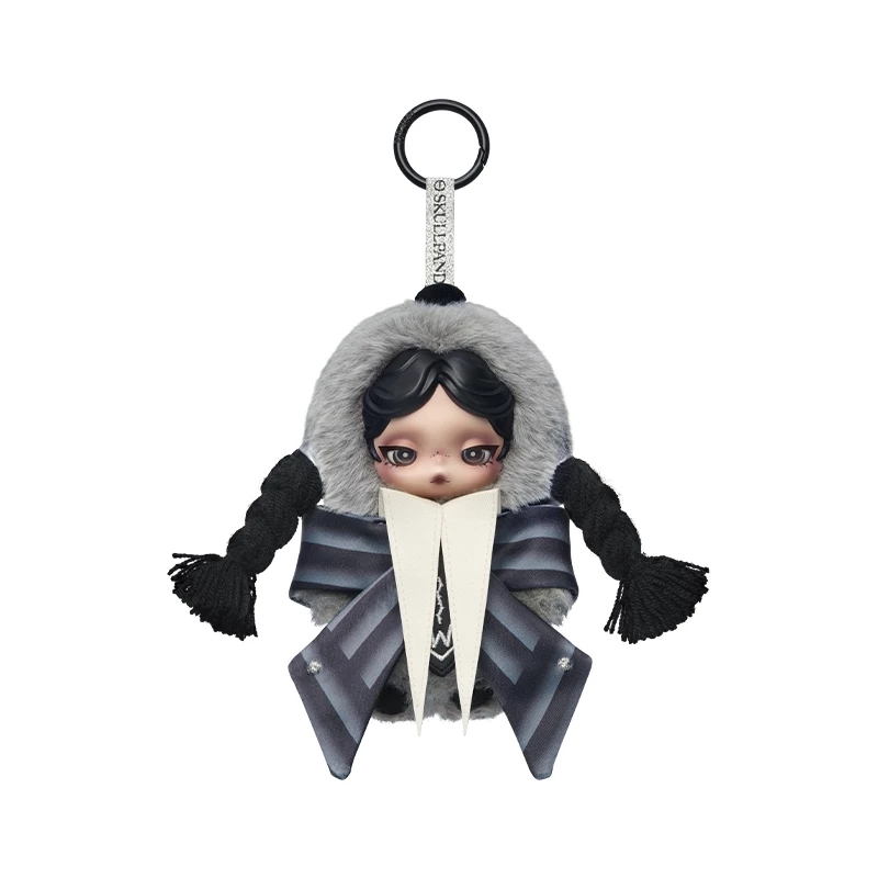 POPMART SKULLPANDA × Wednesday Plush (Nevermore Academy Uniform Version)