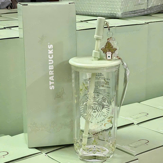 Starbucks Spring Blessings Glass Tumbler