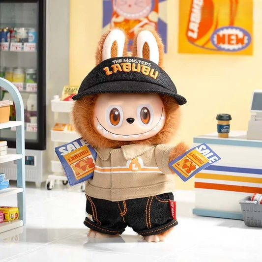 POPMART THE MONSTERS Labubu Wacky Mart Series Plush, Hanging Card