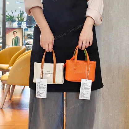 Starbucks Canvas Mini Tote Bags Limited Edition