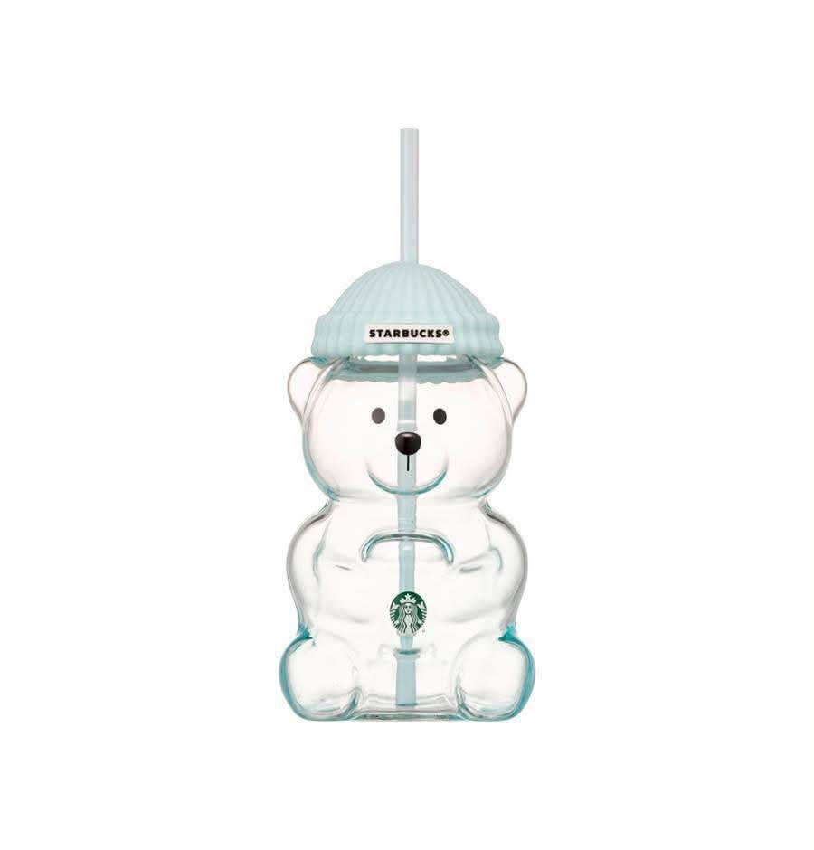 Starbucks Korea Your Summer Bearista Baby Blue Glass Cup