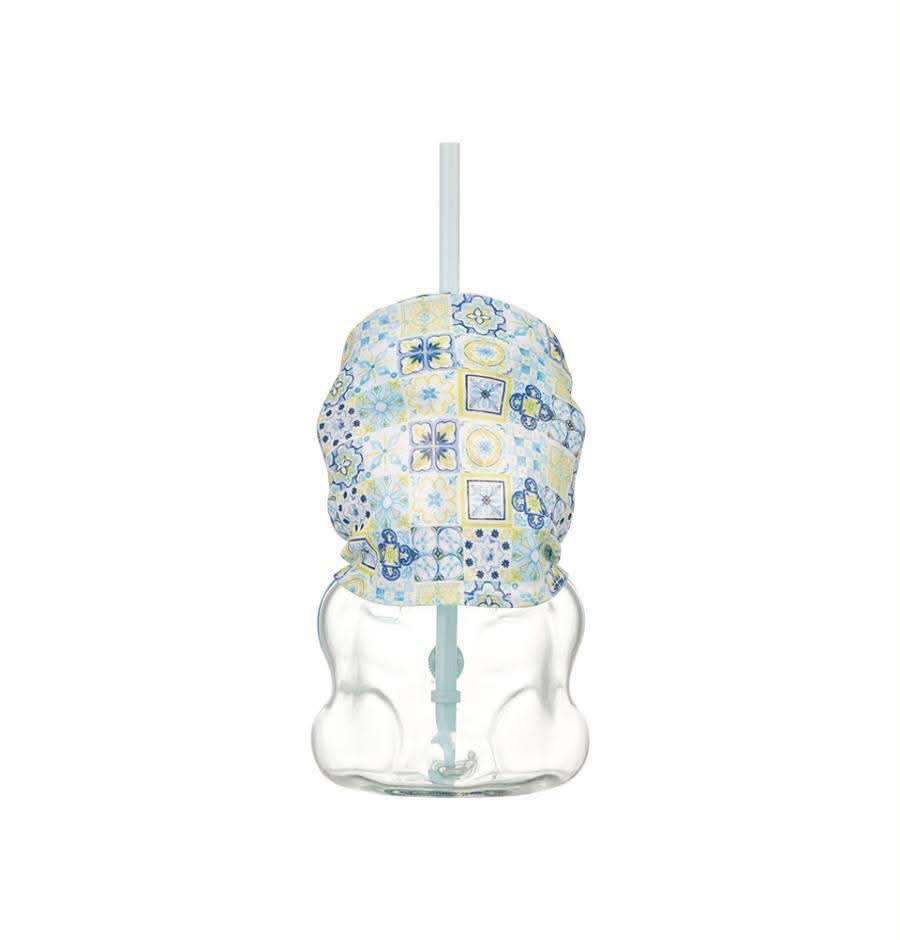 Starbucks Korea Your Summer Bearista Baby Blue Glass Cup