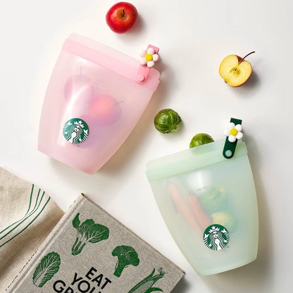 Starbucks Korea 2026 Silicone Bag for Fruits, Cosmetics, and Drinks